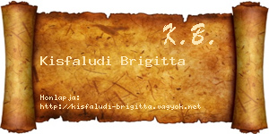 Kisfaludi Brigitta névjegykártya